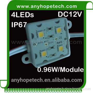 Water resistant 4leds 0.96W per pc led display module